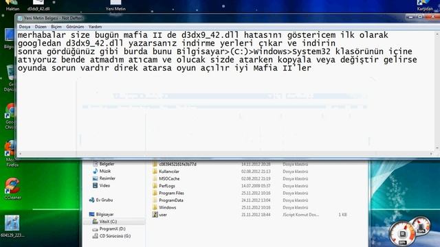 Mafia II [d3dx9_42.dll] Hatası Çözümü смотреть онлайн
