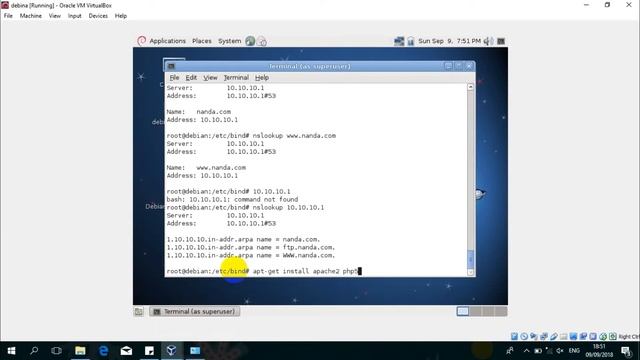 KONFIGURASI DNS SERVER PADA DEBIAN смотреть онлайн