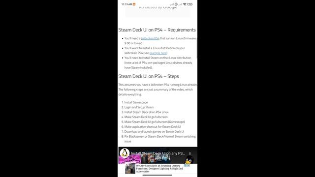 How to: Install Steam Deck UI on PS4, by Noob404 | PS4–Requirements | Steam Deck UI on PS4–Steps смотреть онлайн