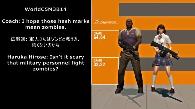 Haruka Hirose's lines from Left 4 Dead: Survivors (C5M3) смотреть онлайн