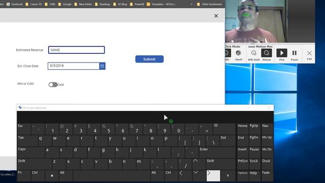 Using PowerApps On A Windows Device With Your Eyes & Mouth (For People With Disabilities) смотреть онлайн