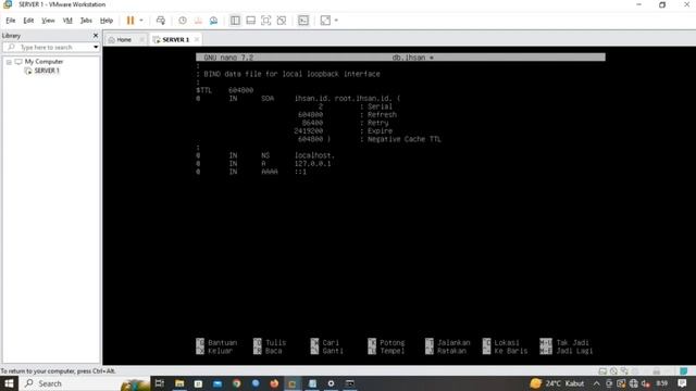 Tutorial Installasi dan Konfigurasi DNS Server Menggunakan Packed Bind9 Pada Debian 12 смотреть онлайн