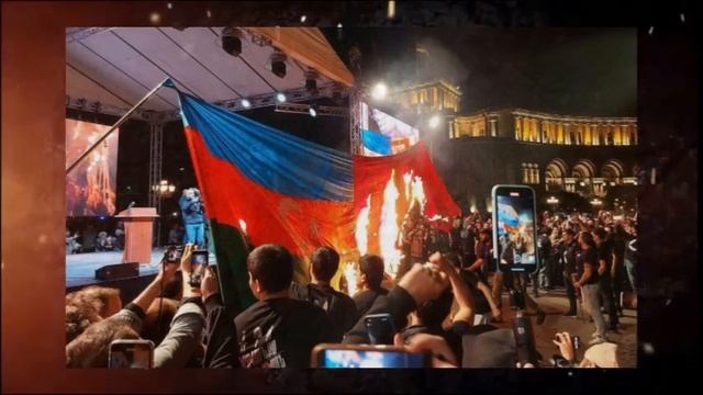В Ереване подожгли флаг Азербайджана смотреть онлайн