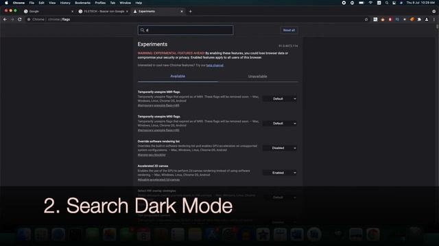 Dark mode CHROME - Enable Dark mode Google Windows, Mac, Linux no extensions смотреть онлайн