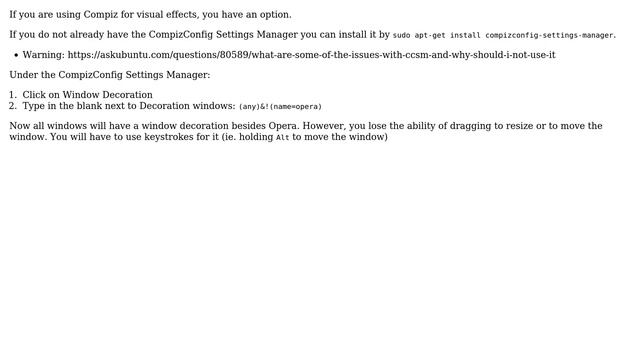 How to hide the titlebar in Opera? (3 Solutions!!) смотреть онлайн