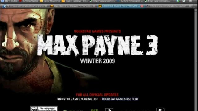 Max Payne 3 will release in winter 2009 Officially announced by Rockstar Games смотреть онлайн