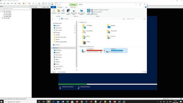 2-Install Windows Server 2019 Desktop Experience#02 смотреть онлайн