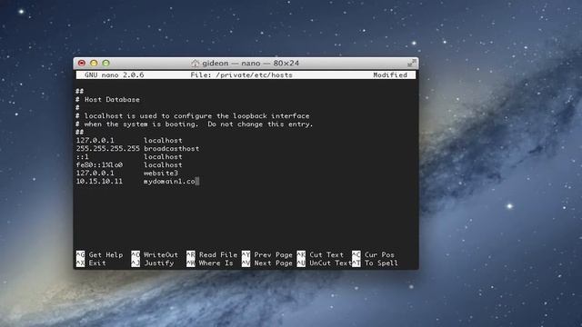 Edit the Hosts File in Mac OS X with Terminal смотреть онлайн