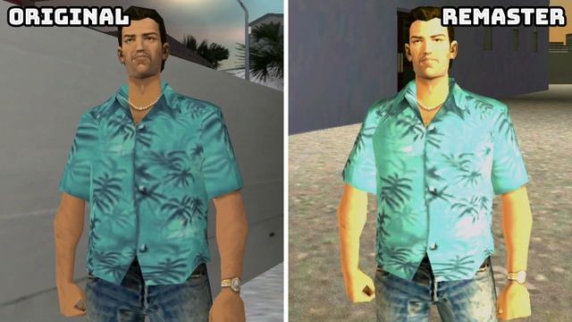 GTA Vice City - Original V/s Remaster - Graphics & Interface Comparison