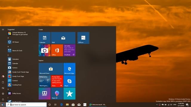 Quick look Windows 10 Insider preview build 18895 and Edge Chromium Insider program смотреть онлайн