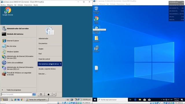 CONFIGURACION DEL DHCP (desde 0) - WS 2008 смотреть онлайн