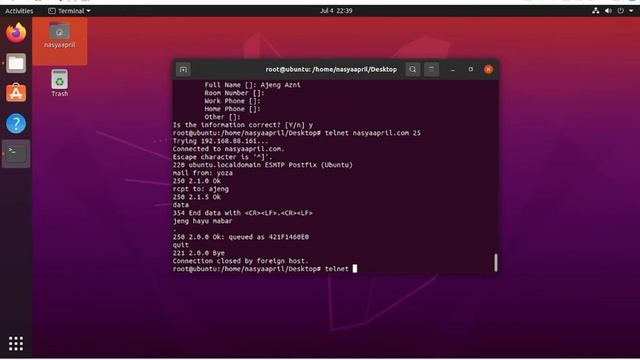 Tutorial Membuat Email Server dengan Ubuntu 2.4.2 Berbasic Squirrel Mail смотреть онлайн