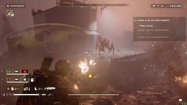 Helldivers 2 Rasing Flag For Super Earth смотреть онлайн