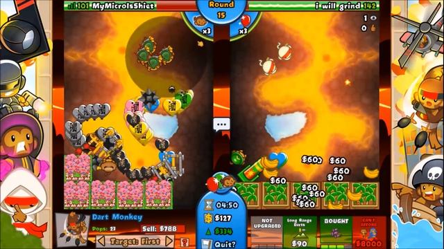 BTD Battles: Playing a MONEY HACKER and Curly Gamer! смотреть онлайн