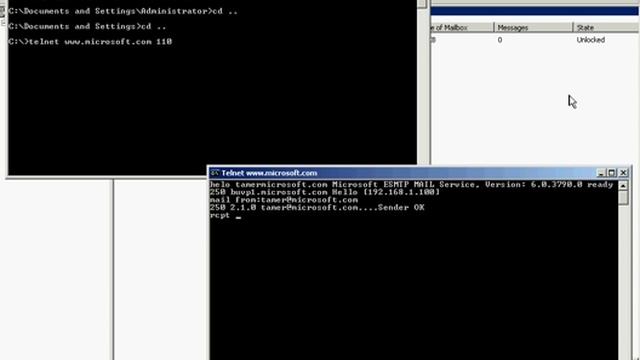 Windows Server 2003 - Mail Server Test смотреть онлайн