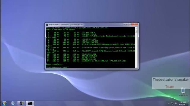 How to trace a website using cmd very for begginers смотреть онлайн