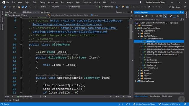 01. Behavioral
01. Design Patterns Overview
02. Design Patterns Ove
08. Demo Practice with Patterns смотреть онлайн