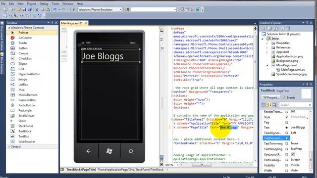 Introduction to Win Phone 7.1 - Windows app development for beginners, lesson 1 of 17 смотреть онлайн