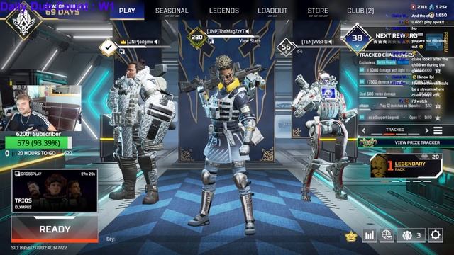 Apex Legends Mega Ranked Grind смотреть онлайн