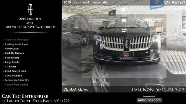 Used 2010 Lincoln MKT | Car Tec Enterprise, Deer Park, NY смотреть онлайн