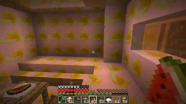 ЦУНАМИ ИЗ АРБУЗА ПРОТИВ ДОМА ИЗ ДЫНИ В МАЙНКРАФТ. смотреть онлайн