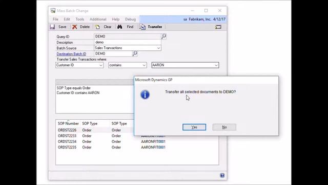 WilloWare Mass Batch Change for Microsoft Dynamics GP смотреть онлайн