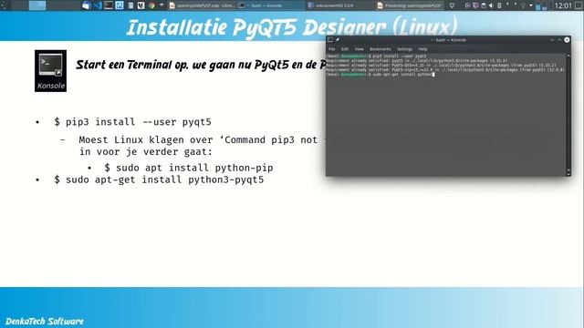 Installatie van Pyqt5 en Qt 5 Designer смотреть онлайн