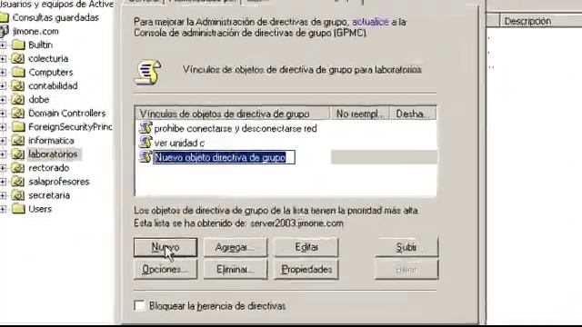 GPO bloquea regedit a usuarios de dominio de windows server 2003 смотреть онлайн