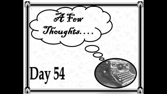 Day 54- A Few Thoughts: One Bad Apple смотреть онлайн