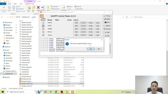 วิธีติดตั้ง xampp บน windows 10 смотреть онлайн
