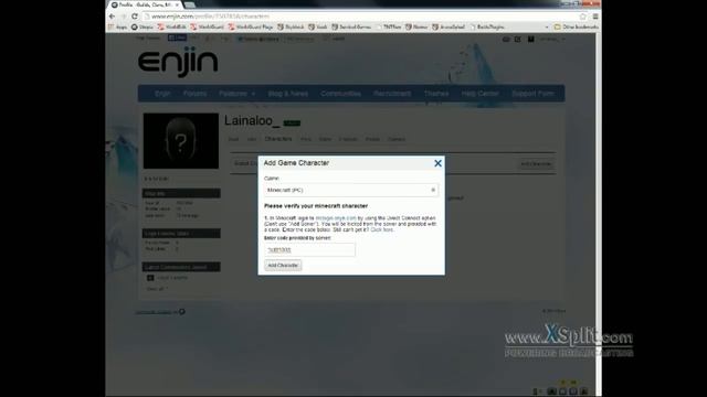 How to add Minecraft Character to Enjin and Utopia Website (The_Doot_) смотреть онлайн