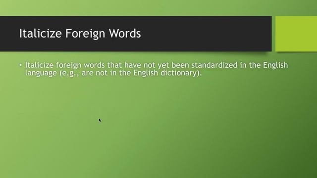 Quotation Marks, Italics, & Capitalization смотреть онлайн