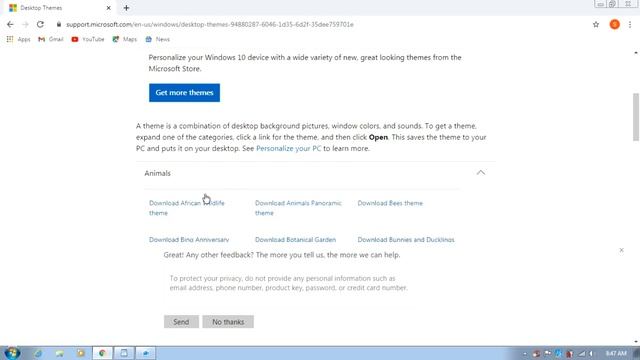 How To Get More Themes Online Window 7,8,10 смотреть онлайн