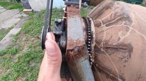 Самодельная бетономешалка из бочки. #бетономешалка #из200литровойбочки #своимируками