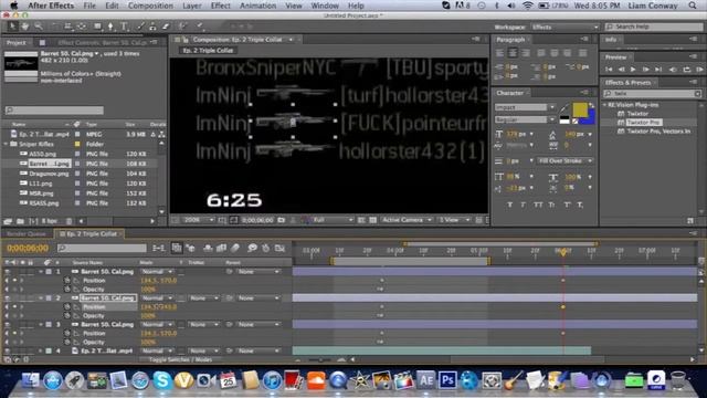 Smooth Twixtor Settings and Glowing Killfeed Effect in Adobe After Effects смотреть онлайн