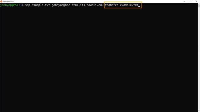 HPC Data Transfer: SCP Command смотреть онлайн