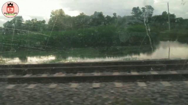 Nature View From Train Window! Bangladesh Train Journey In Summer! Mind Relaxing! GipsyQueen Tanzin смотреть онлайн