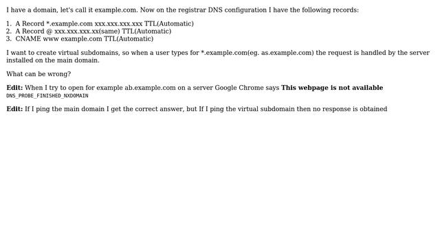 DevOps & SysAdmins: DNS configuration issue when enabling virtual subdomains (2 Solutions!!) смотреть онлайн
