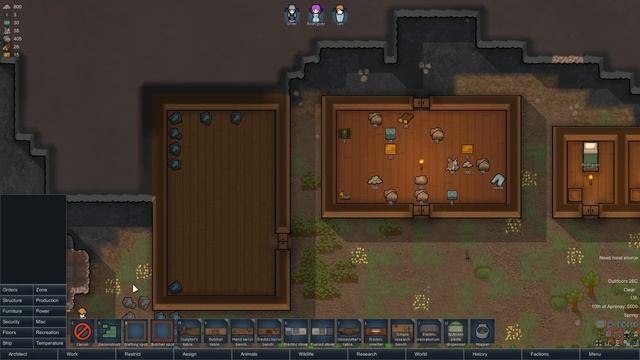 RimWorld - #2 - First Raid - Let's Play / Gameplay смотреть онлайн