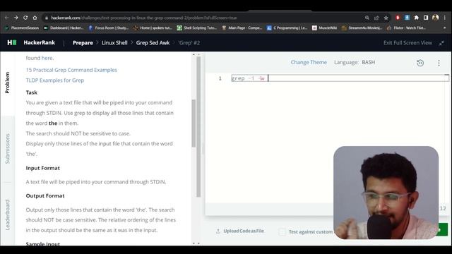 'Grep' #2 | Hacker Rank Bash Problem solving #linux #opensource #bash #bashscripting смотреть онлайн