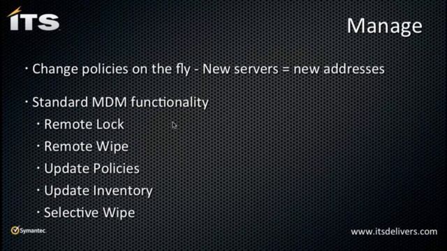 Going Mobile with Symantec Mobile Management 7.1 смотреть онлайн