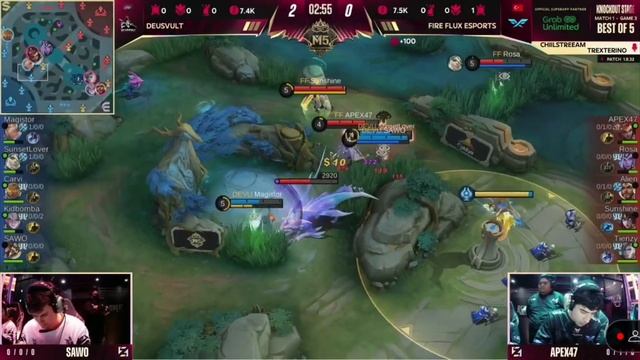 DEVU vs Fire Flux Esports, ЛУЧШИЕ Моменты из игры, M5 Mobile Legends. смотреть онлайн