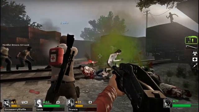 funny valve shotgun in l4d2 (left 4 dead 2 gaming) смотреть онлайн