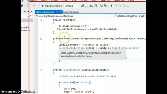 Silverlight-toolkit Problem
