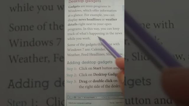 Window 7-Desktop Management, Desktop gadets for class 4 смотреть онлайн
