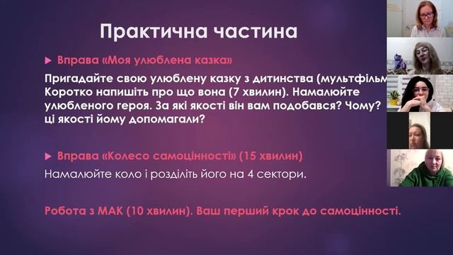 Вебінар. Позитивна самооцінка - основа успішної самореалізації особистості смотреть онлайн