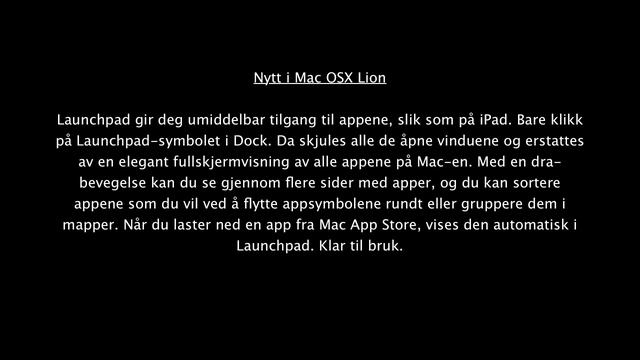 Launchpad til Mac OSX Lion смотреть онлайн