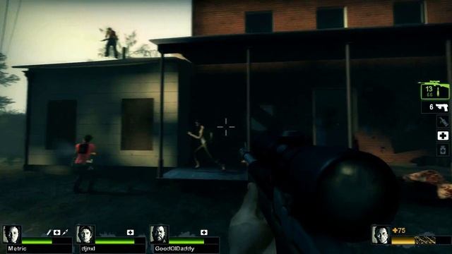 Left 4 Dead 2: Hunting Rifle Fun! (The first video on this channel) смотреть онлайн