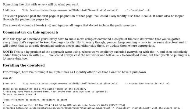 Unix & Linux: Download all pages linked on a page in a certain region (2 Solutions!!) смотреть онлайн