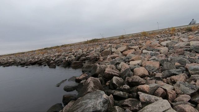 Южная Дамба Финского залива. Стоянка возле тоннеля, рыбалка и тест новых приманок. смотреть онлайн